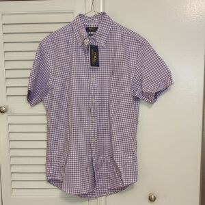 Polo by Ralph Lauren Lavender Gingham Men's Shirt